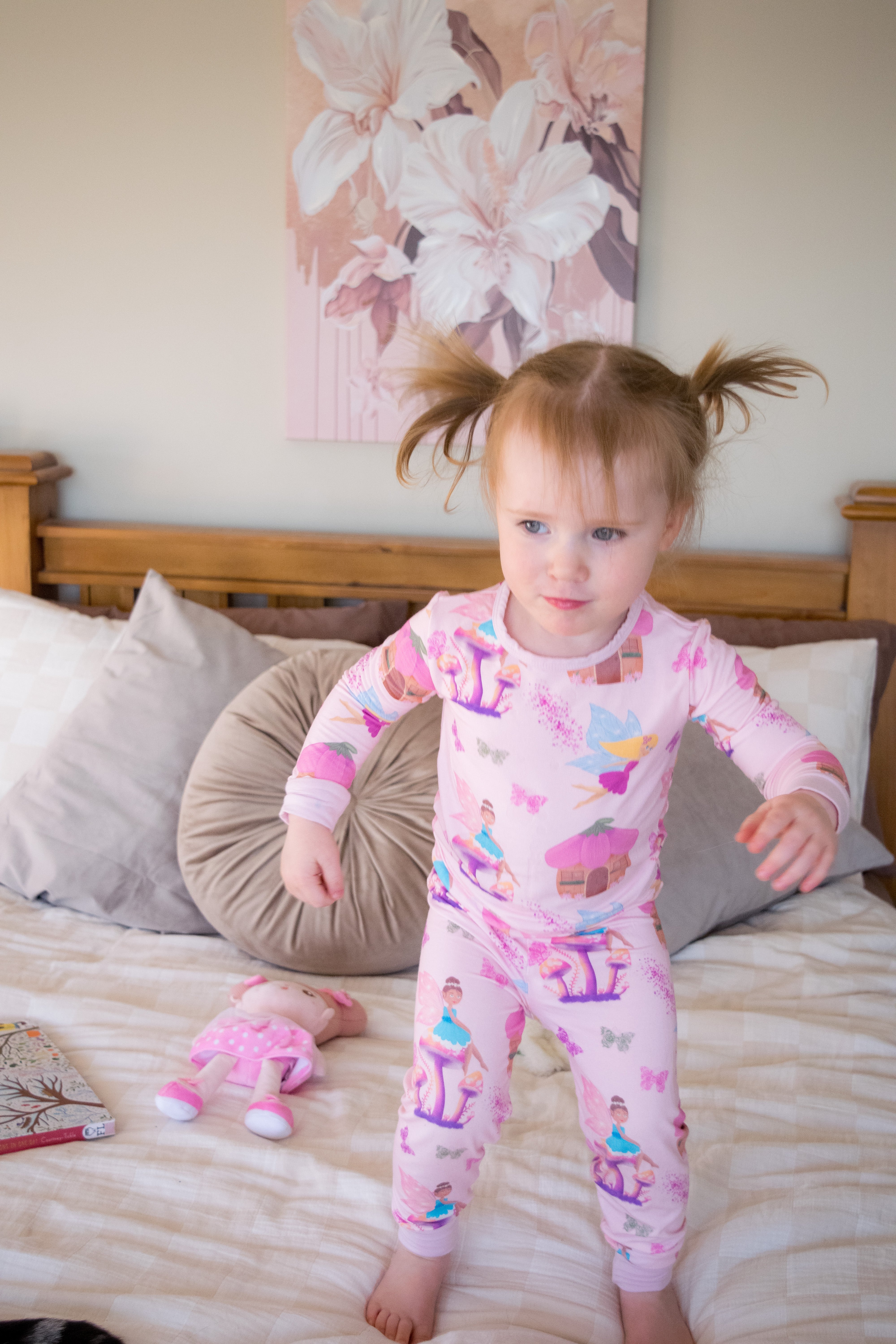 Bamboo kids pyjamas- Fairy Garden | Elly and Lou