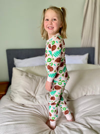 Classic 2 piece pyjama set -Kiwi Wonderland