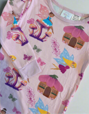 Bamboo kids pyjamas- Fairy Garden | Elly and Lou