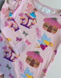 Bamboo kids pyjamas- Fairy Garden | Elly and Lou