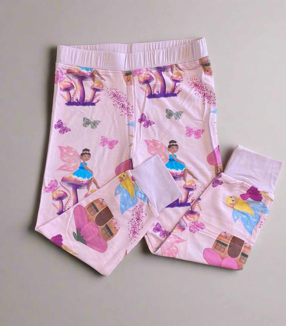 Bamboo kids pyjamas- Fairy Garden | Elly and Lou