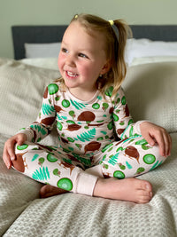 Classic 2 piece pyjama set -Kiwi Wonderland