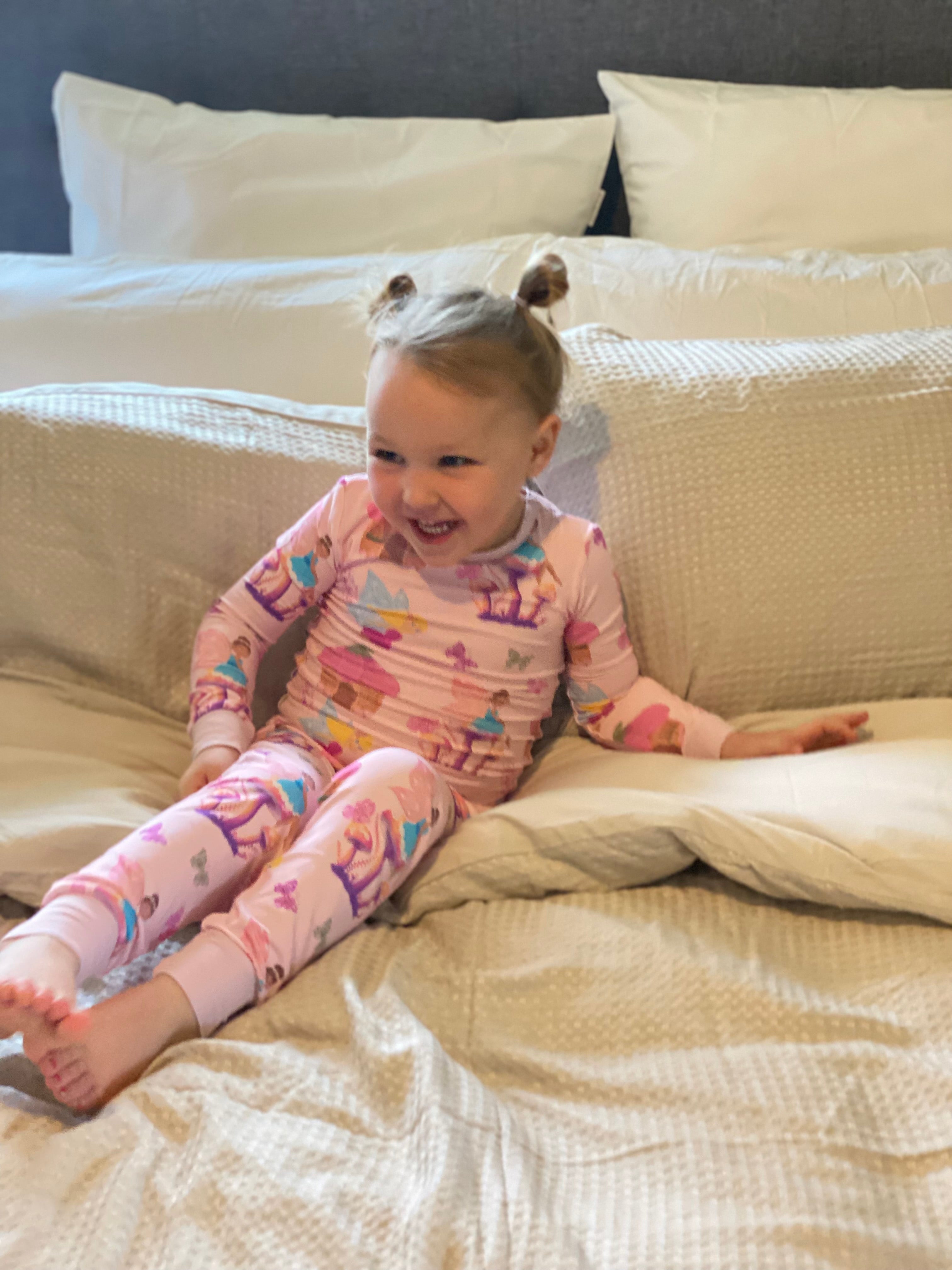 Bamboo kids pyjamas- Fairy Garden | Elly and Lou