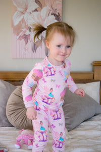 Bamboo kids pyjamas- Fairy Garden | Elly and Lou