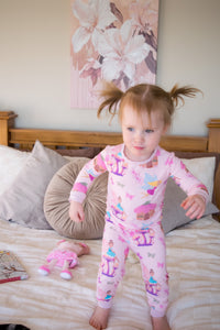 Bamboo kids pyjamas- Fairy Garden | Elly and Lou