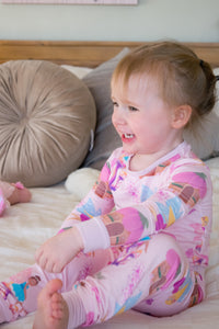 Bamboo kids pyjamas- Fairy Garden | Elly and Lou