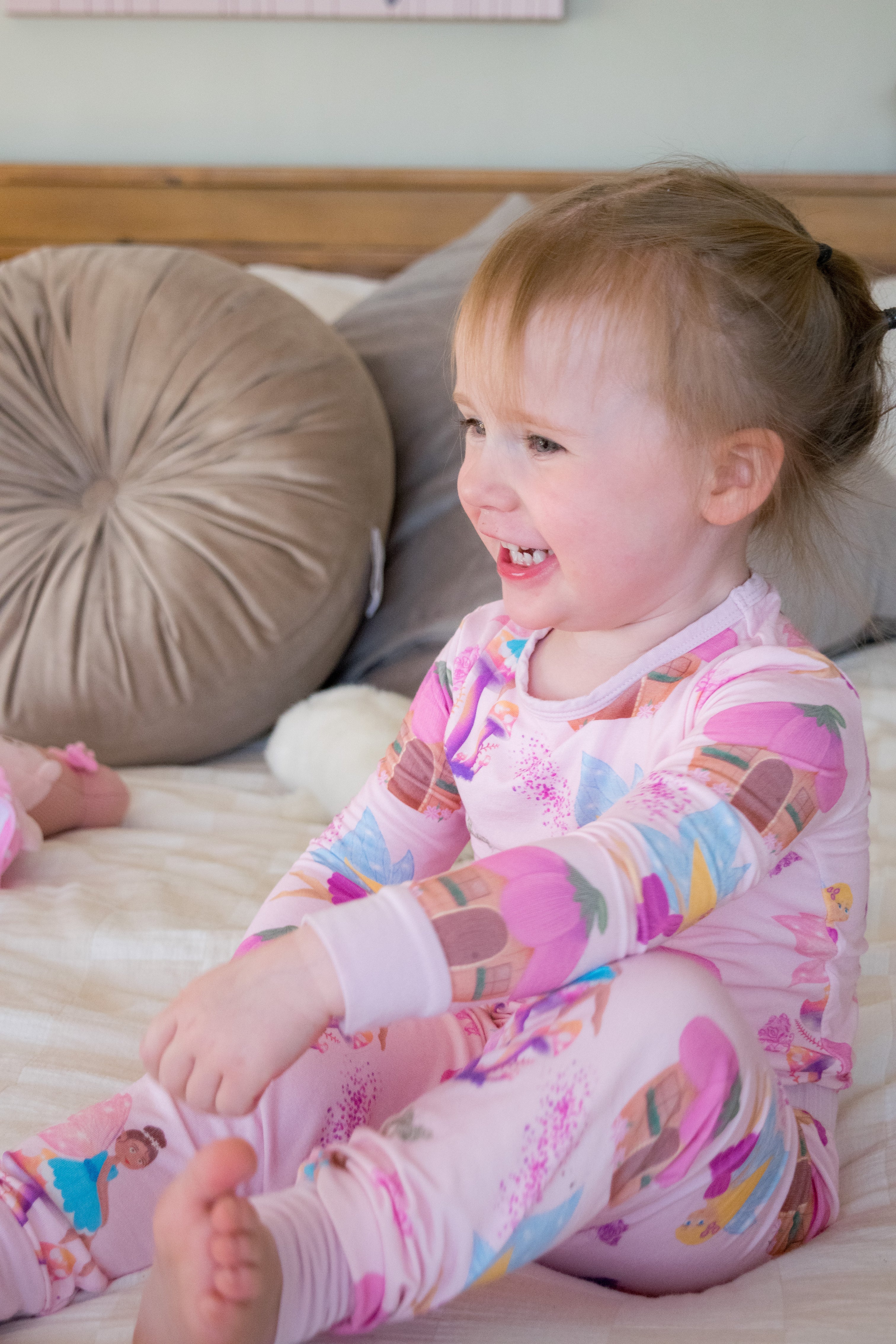 Bamboo kids pyjamas- Fairy Garden | Elly and Lou