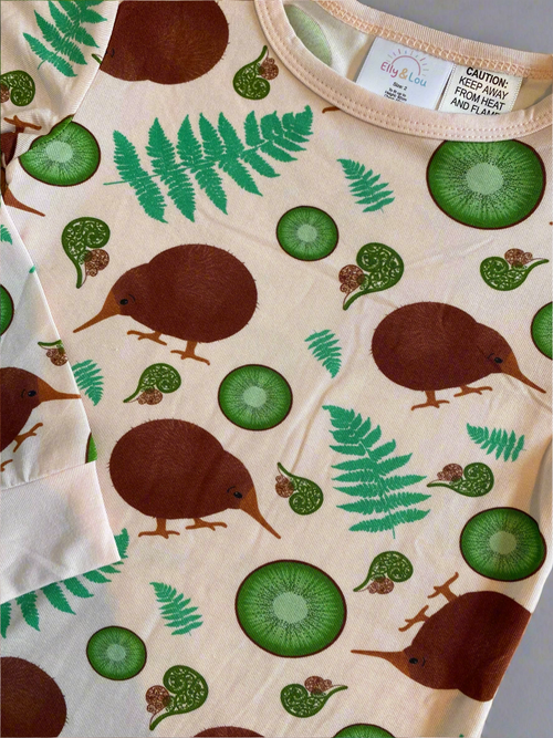 Classic 2 piece pyjama set -Kiwi Wonderland